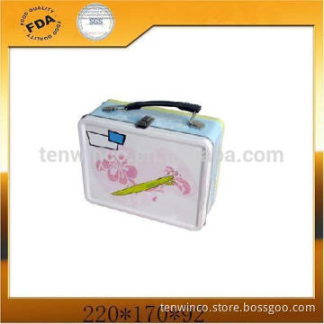 Popular Portable Cartoon Cute Kids Children Tin Goods Storage TinBox